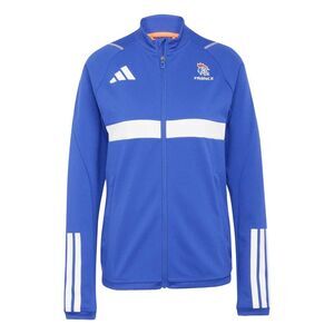 Adidas Womens/Ladies Performance France Track Jacket / Lucid Blue